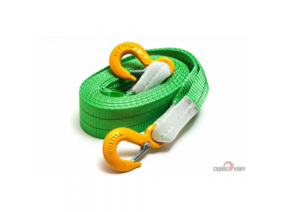 Трос ленточный 8т. в пакете СУПЕР УСИЛЕННЫЙ