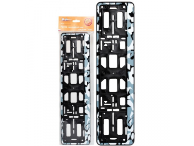 Рамка под номерной знак, камуфляж Зима AIRLINE