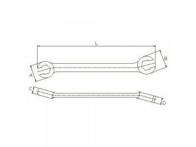 Ключ разрезной 09х11 мм