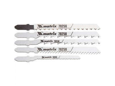 Набор полотен для электролобзика по дереву, 5шт. MATRIX Professional