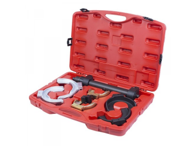 Стяжка амортизаторных пружин, кованые U-образные держатели, кейс, 8 предметов, МАСТАК