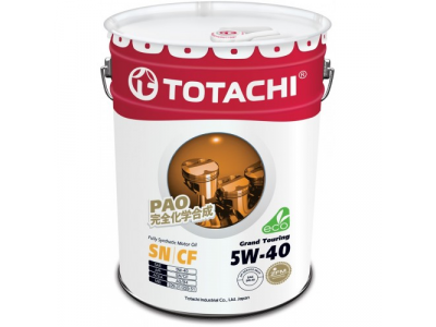 Масло моторное TOTACHI Grand Touring SN Синтетика 5W40 20л