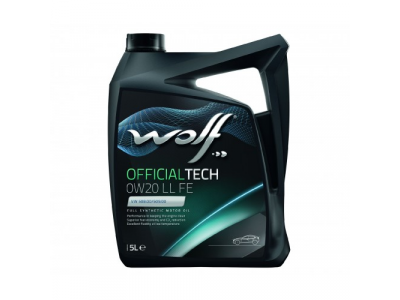 Моторное масло WOLF OFFICIALTECH 0W20 LL FE 5L